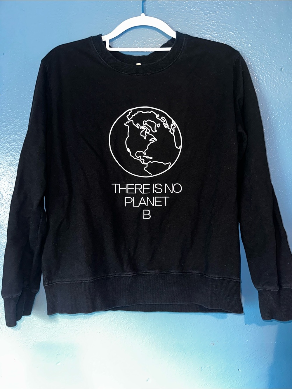 Black 'There Is No Planet B' women’s Sweatshirt